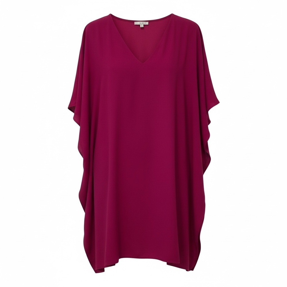 Jade hot pink ruffle mini dress, small